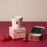 Paddywax Bistro Strawberry  Ceramic Candle 226g