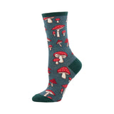 Socksmith Ladies Socks - Pretty Fly for a Fungi | Minimax