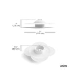 Umbra Bloom Drain Stop & Hair Catcher White