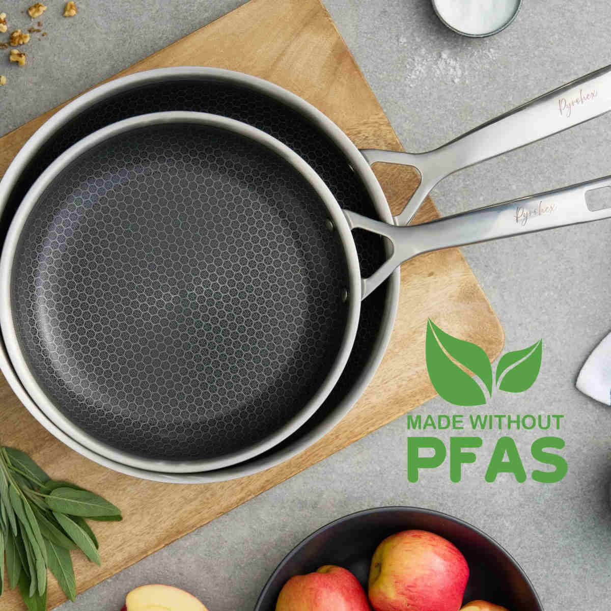 Pyrolux Pyrohex Fry Pan 20cm/28cm (Set of 2) | Minimax