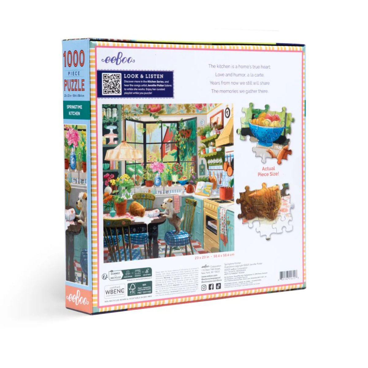 eeBoo Spring Time Kitchen Puzzle 1000 Piece | Minimax