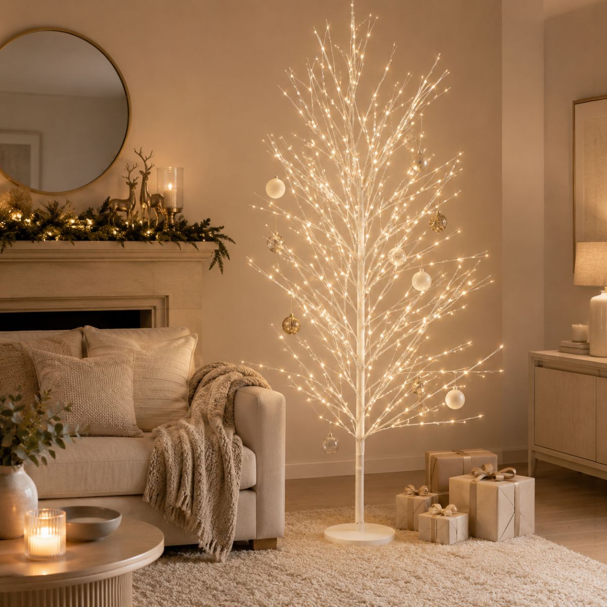 Swing Gifts Stockholm 1500 Led Tree White 180cm
