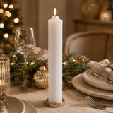 Swing Gifts LED Ellipse Narrow Pillar Candle White 5x30cm