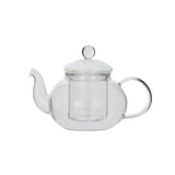 Leaf & Bean Teapot With Glass Infuser Clear 600ml