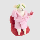 Florabelle Penny Pampered Mouse Hanging Tree Decoration 11cm