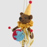 Florabelle Drumroll Circus Bear Hanging Decoration 17cm