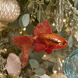 Florabelle Goldfish Decoration Red/Gold 9cm