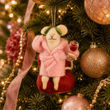 Florabelle Penny Pampered Mouse Hanging Tree Decoration 11cm
