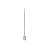 Zanzi Tail Disk Bar Spoon With Muddler Stainless Steel 30cm