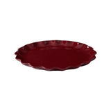 Ecology Ruffle Round Platter Elderberry 32cm