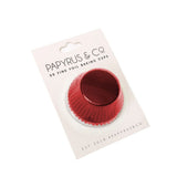 Papyrus Foil Baking Cups Red Pack of 50