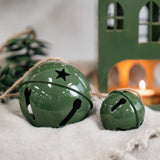 Mediterranean Markets Lune Green Enamel Ball Bell 10cm
