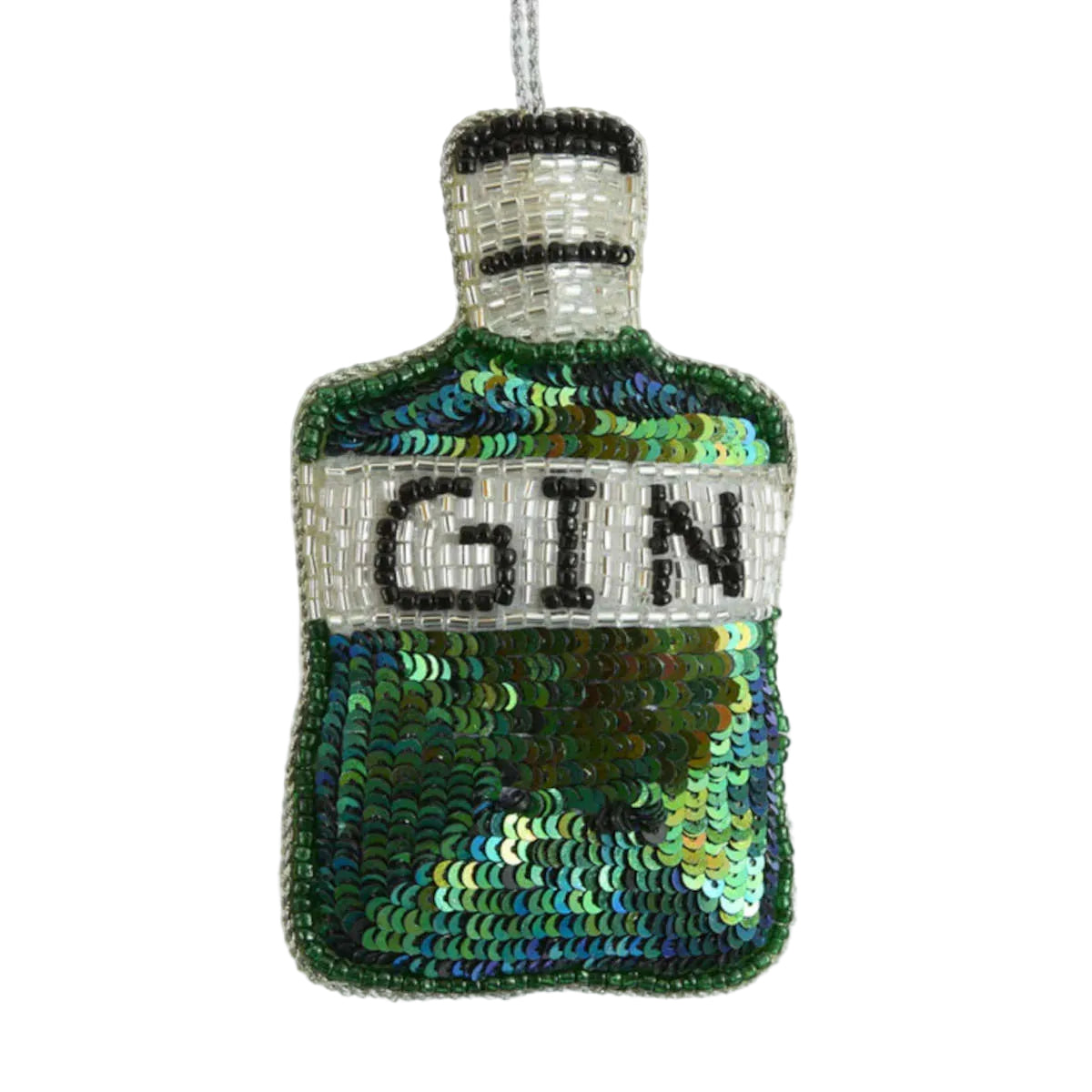 Vixen & Velvet Gin Sequin Decoration 13cm | Minimax
