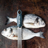 Microplane Gourmet Zester Grater Dark Grey with ergonomic handle and stainless steel fine blade for citrus, cheese, and spices