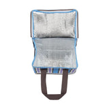 Kollab Lunch Box Chocolate Blue Stripe | Minimax  - interior view
