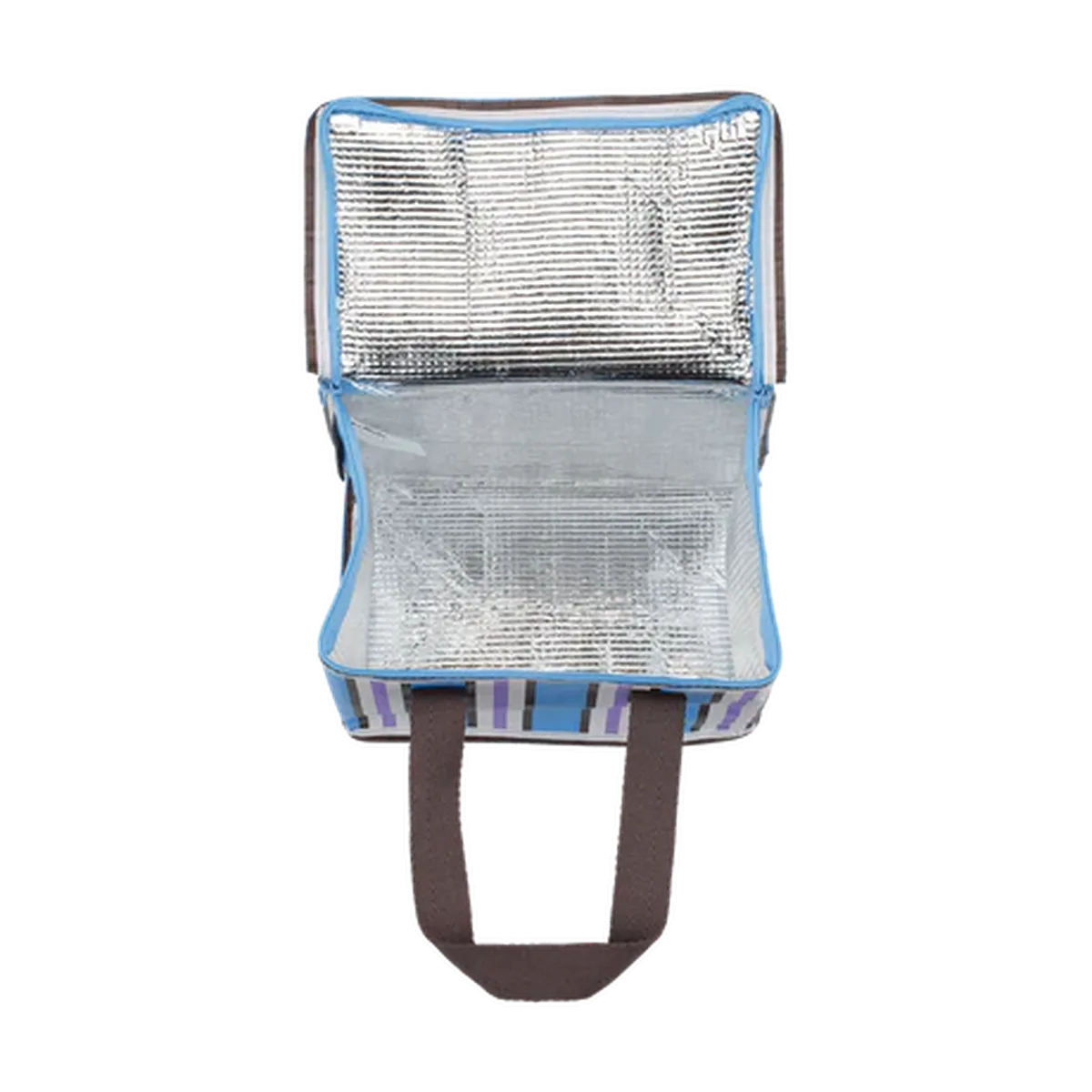 Kollab Lunch Box Chocolate Blue Stripe | Minimax  - interior view