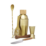 BarCraft Gold Cocktail Set 6 Piece