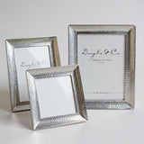 Flair Gifts Wide Border Hammer Frame Silver 4×6" | Minimax
