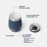 YETI Rambler Ceramic Wine Tumbler Navy 300ml