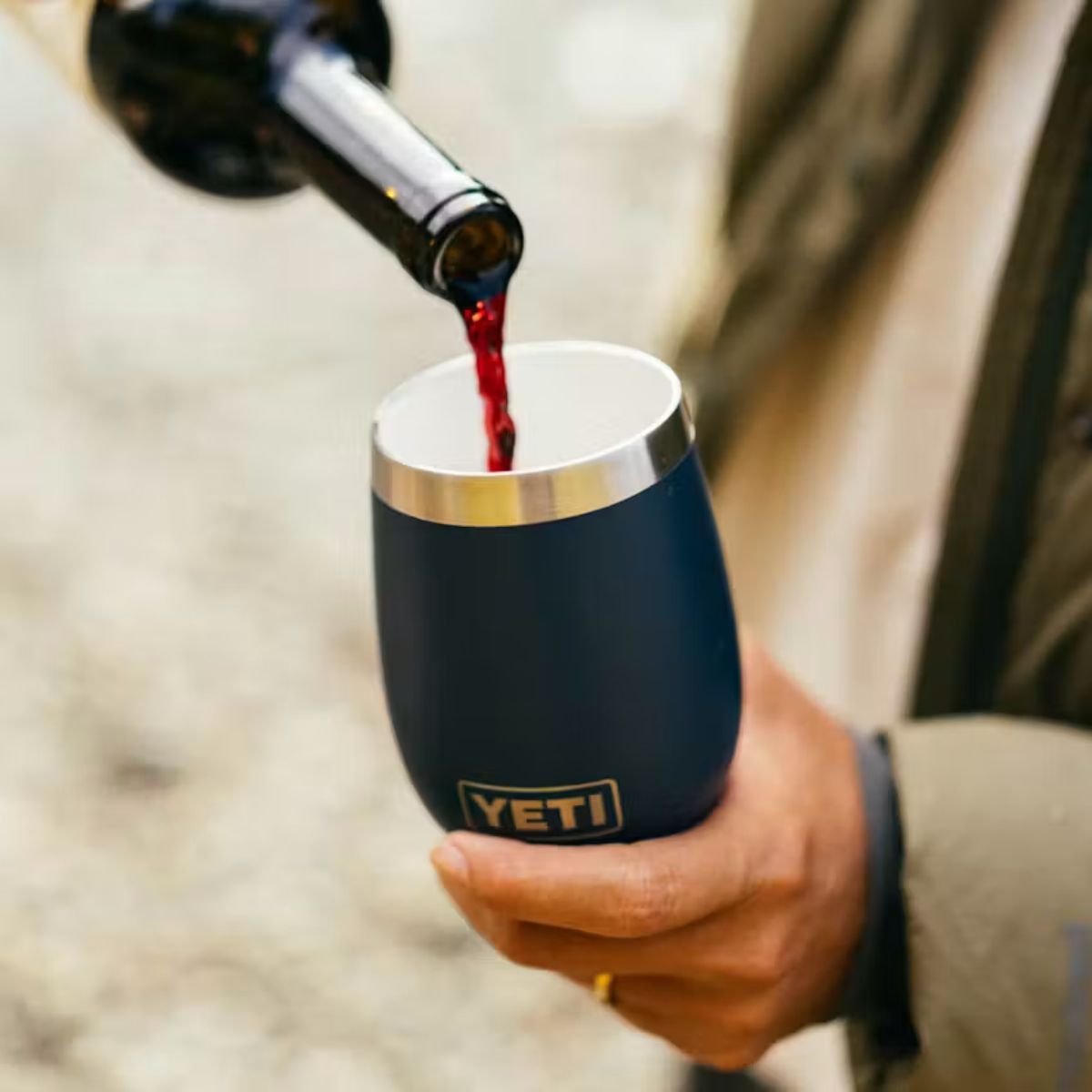 YETI Rambler Ceramic Wine Tumbler Navy 300ml