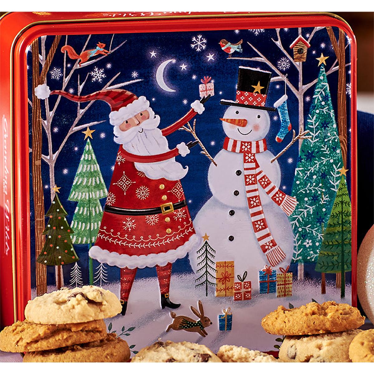 Grandma Wild's Santa Snowman Biscuit Tin 160g | Minimax
