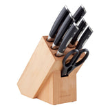 Scanpan Classic Beechwood Knife Block Set 8 Piece | Minimax