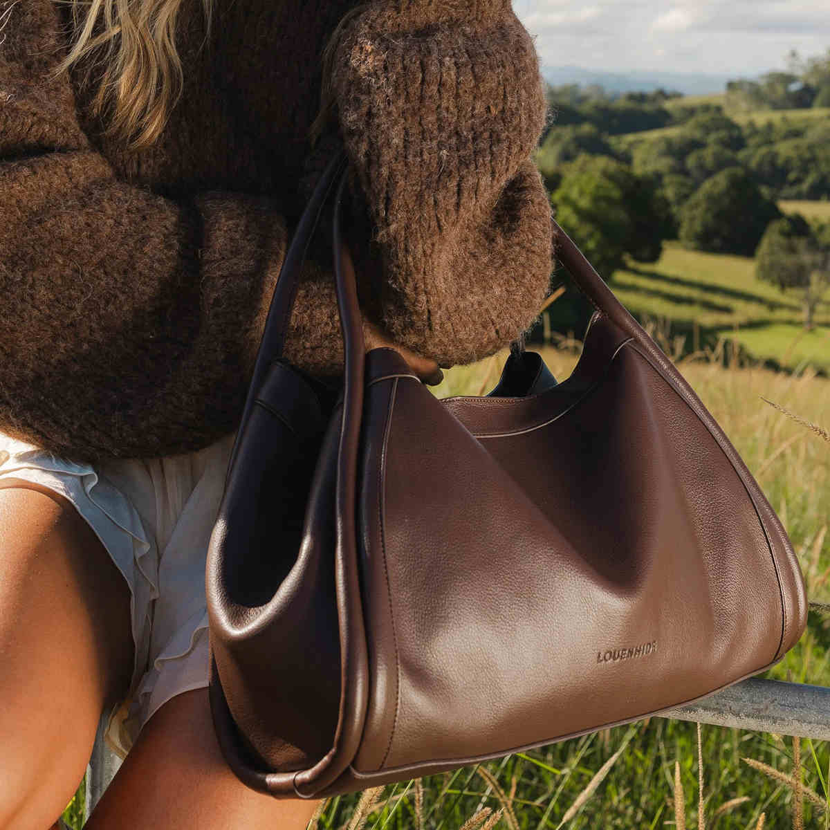 Mini Sutton Shoulder Bag Chocolate | Minimax