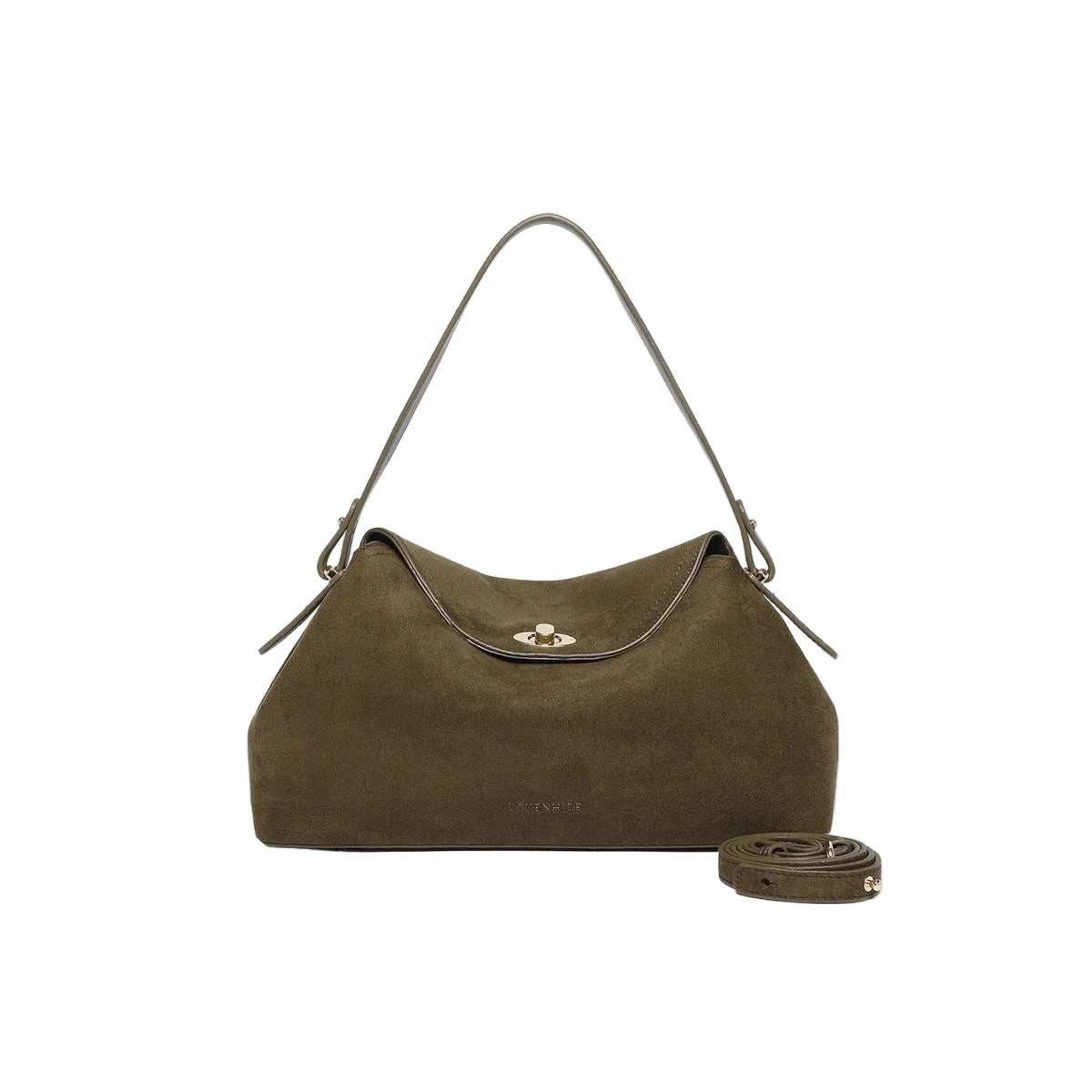 Nicole Suedette Handbag - Olive | Minimax