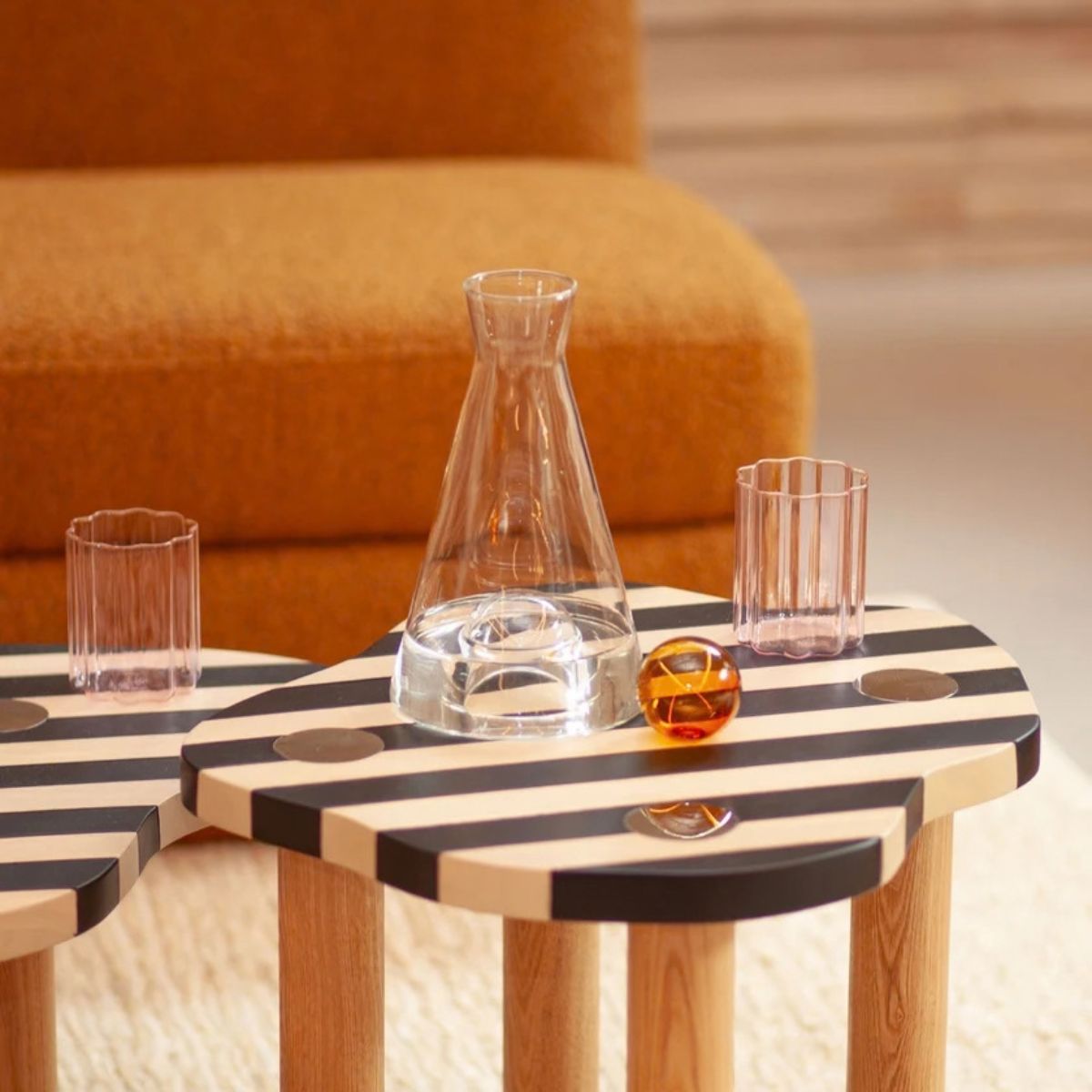 Fazeek Vice Versa Carafe Clear Amber 1.4L