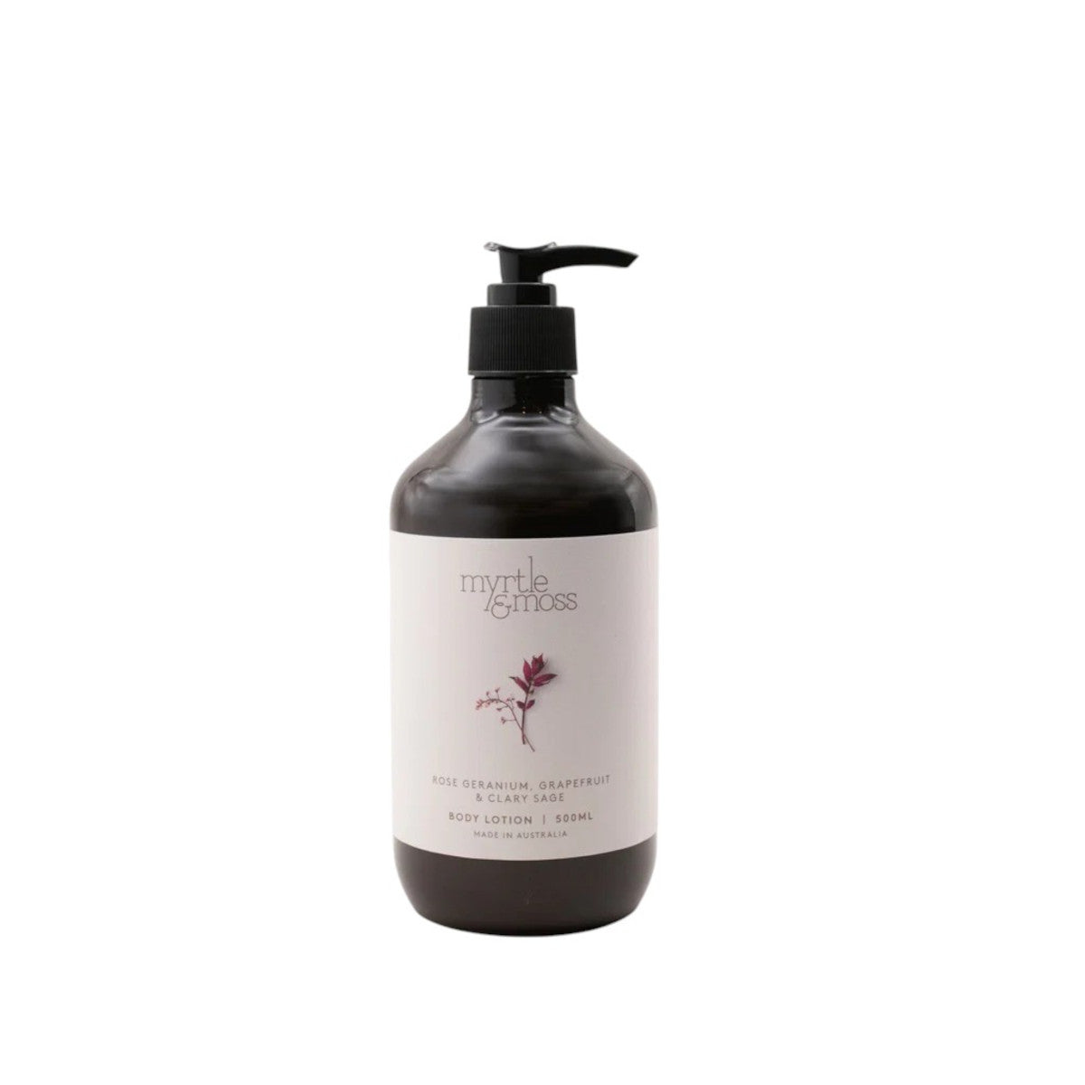 Myrtle & Moss Rose Geranium, Grapefruit & Clary Sage Body Lotion 500ml