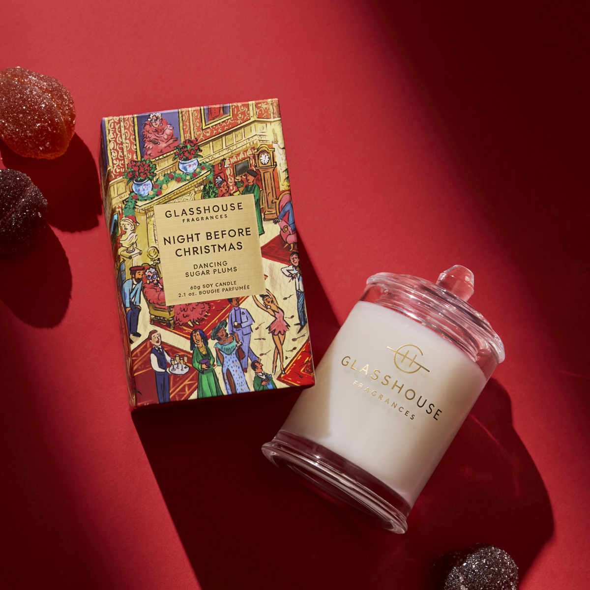 Glasshouse Fragrances Night Before Christmas Candle 60g