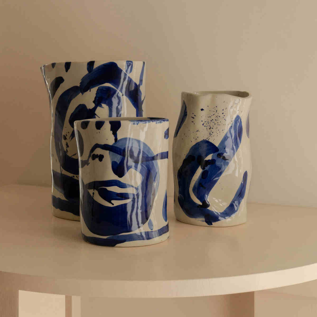 Serax Sophia Vase Blue 19cm