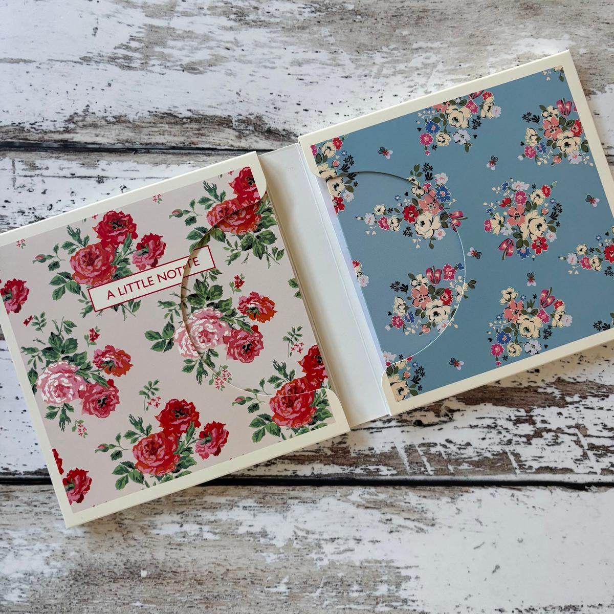 Cath Kidston Notecard Wallet Pink Floral (10 Notecards) | Minimax