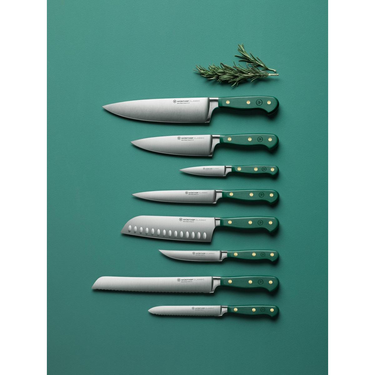 Wusthof Classic Colour Fresh Rosemary Double-Serrated Bread Knife 23cm
