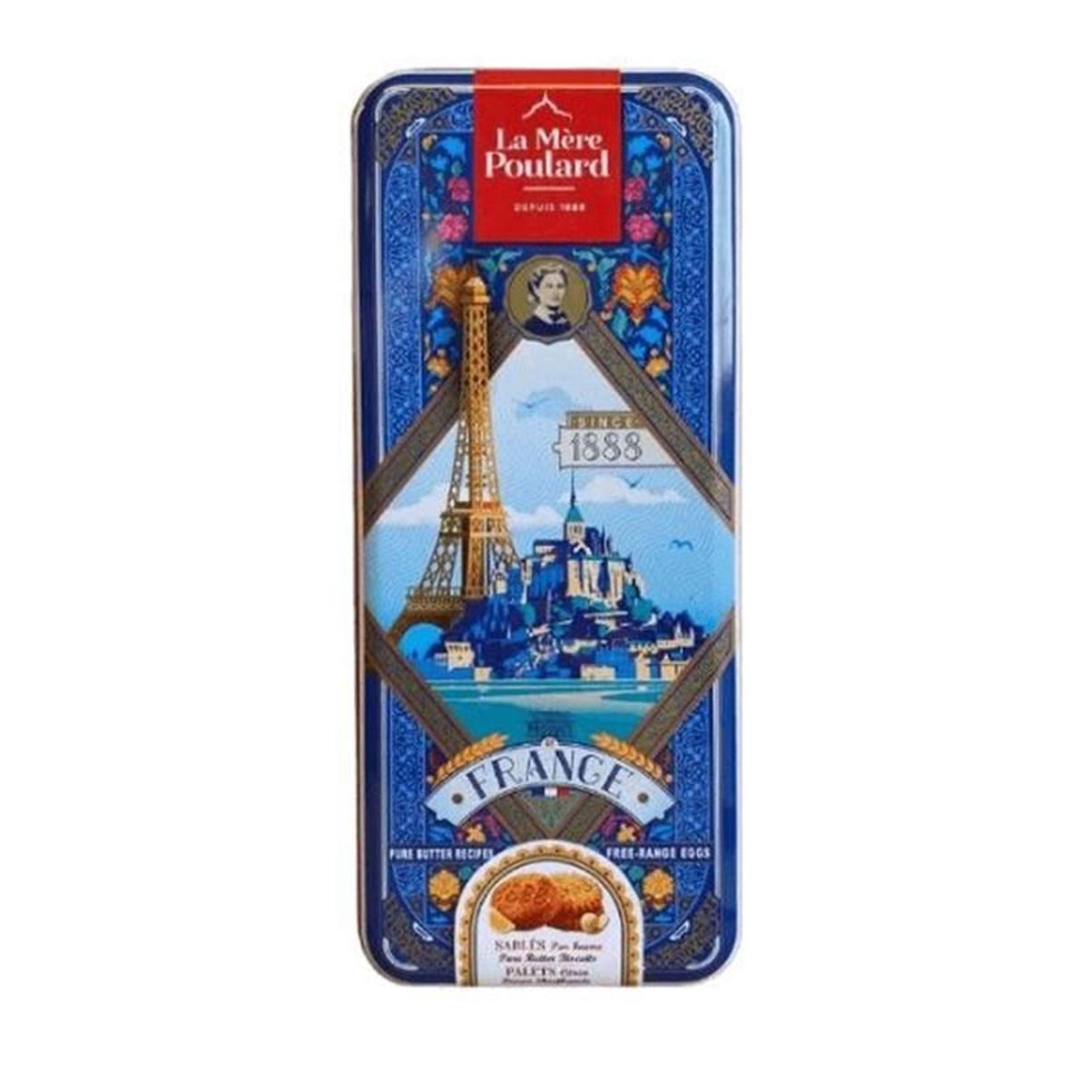 La Mere Poulard Pure Butter & Lemon Shortbread Blue Tin 375g | Minimax