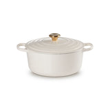 Le Creuset Signature Round Casserole Creme 28cm | Minimax