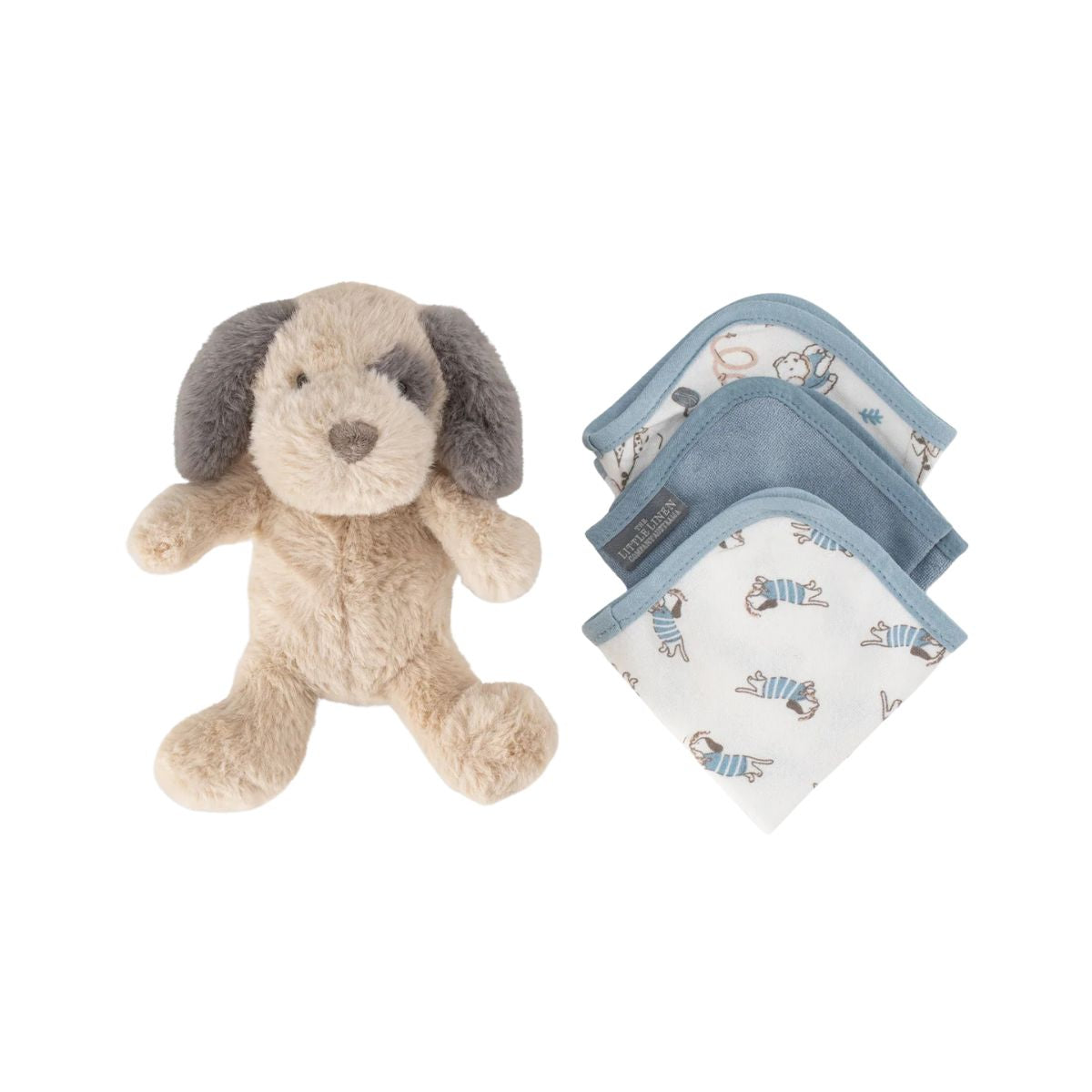 Little Linen Plush Toy & Face Washers - Barklife Patch | Minimax