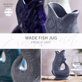 Wade Pottery Fish Jug French Grey 1.2L | Minimax - made in United Kingdom