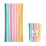 Dock & Bay Summer Collection Beach Towel Coastal Candy 90x160cm | Minimax - with pouch