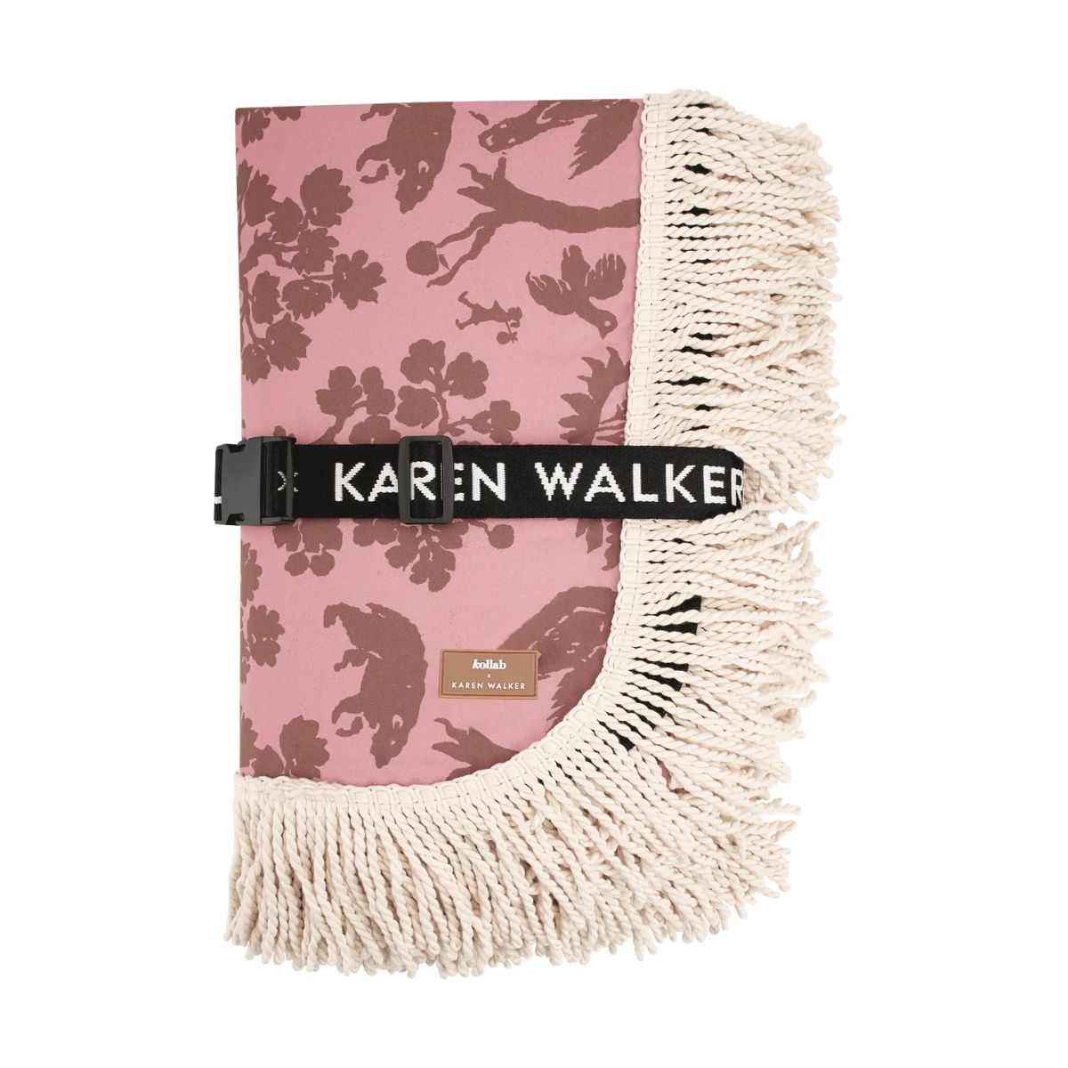 Kollab x Karen Walker Fringed Picnic Mat Animal Kingdom | Minimax