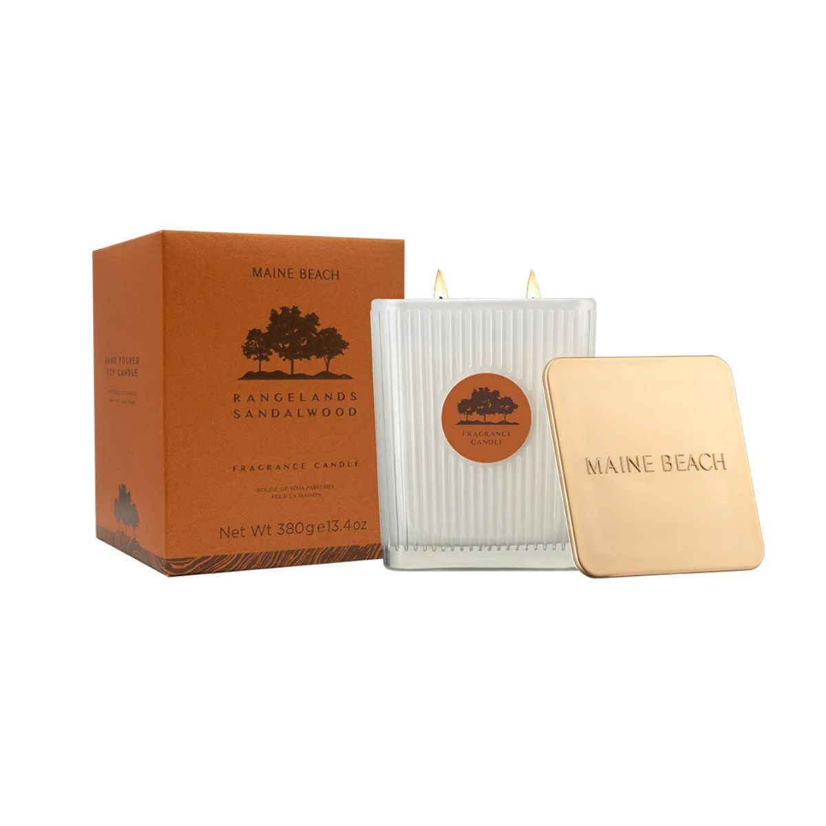 Maine Beach Rangelands Sandalwood Fragrance Candle 380g | Minimax