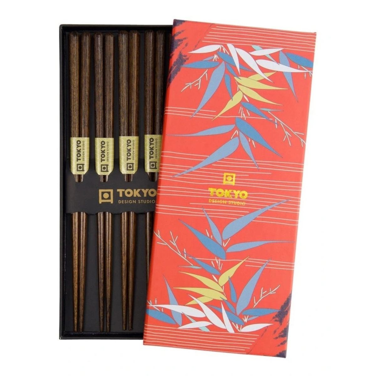 Tokyo Design Chopstick Dark Brown 5-Piece Set | Minimax