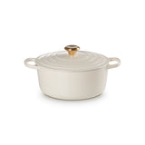 Le Creuset Signature Round Casserole Crème 26cm | Minimax