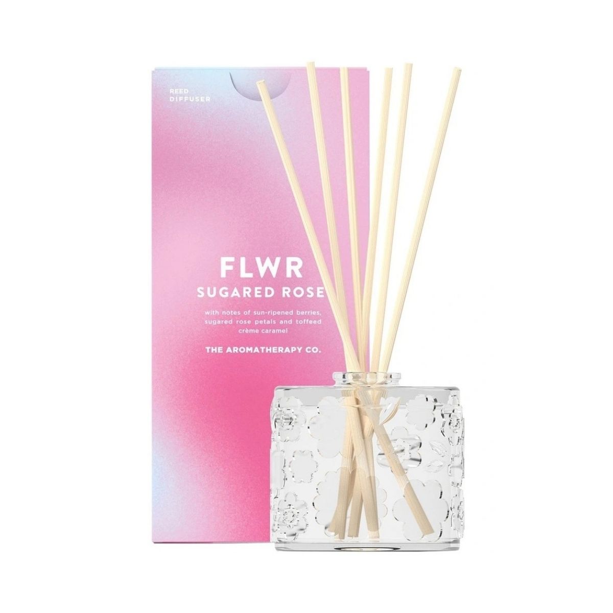 The Aromatherapy Co. FLWR Sugared Rose Reed Diffuser 90ml | Minimax