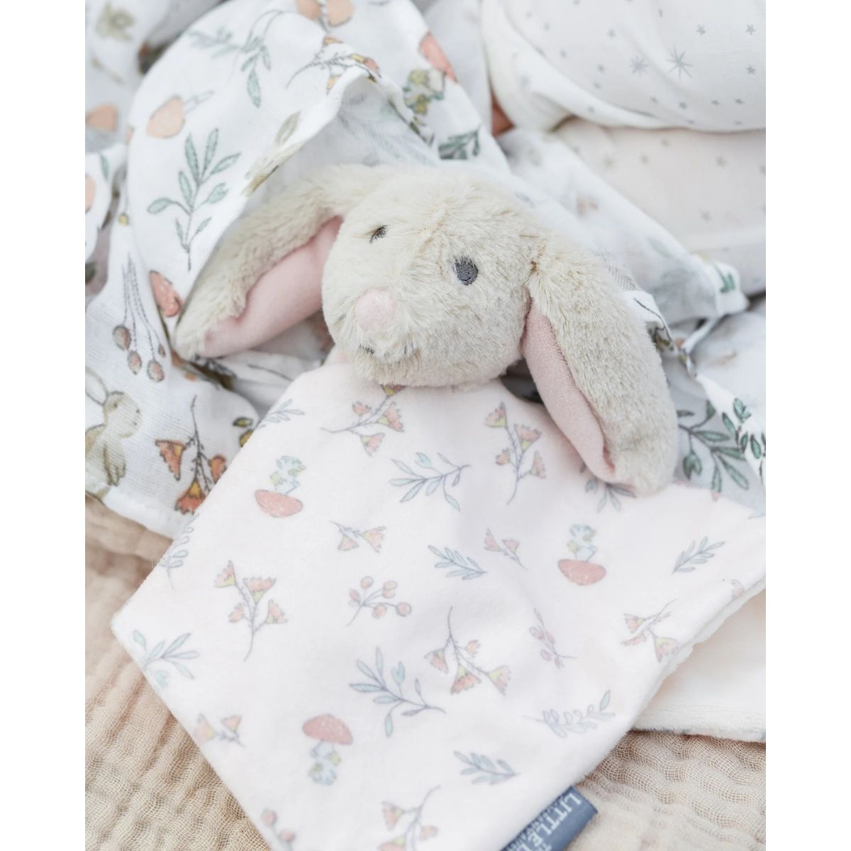 Little Linen Baby Comforter - Harvest Bunny | Minimax
