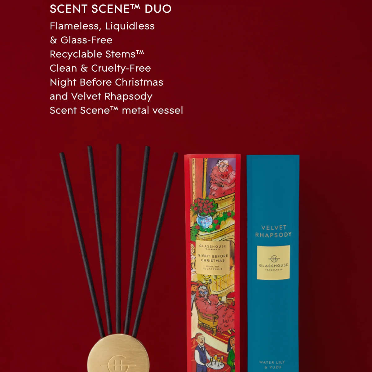 Glasshouse Fragrances Christmas Scent Scene™ Duo
