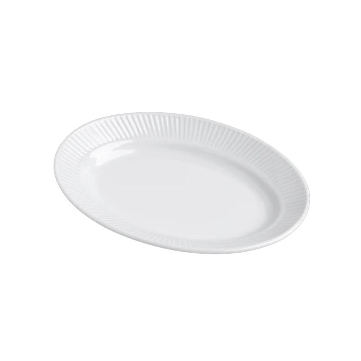 Pillivuyt Plisse Oval Serving Platter 22x15cm