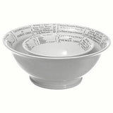Pillivuyt Brasserie Footed Salad Bowl 24.5cm