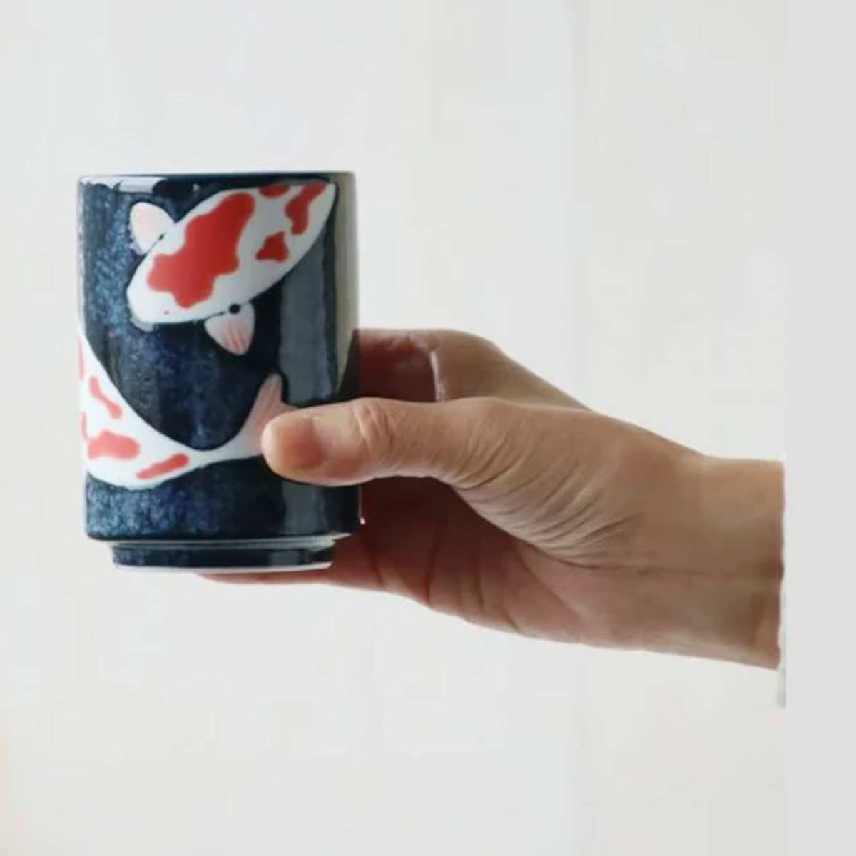 Concept Japan Aizome Koi Carp Tea Cup 7x10cm (280ml) | Minimax