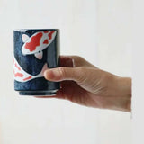 Concept Japan Aizome Koi Carp Tea Cup 7x10cm (280ml) | Minimax